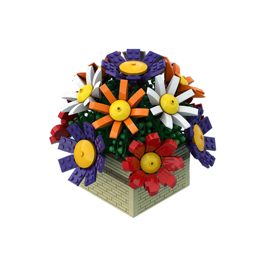 MOC-60178 Floral Centerpiece with 699 pieces