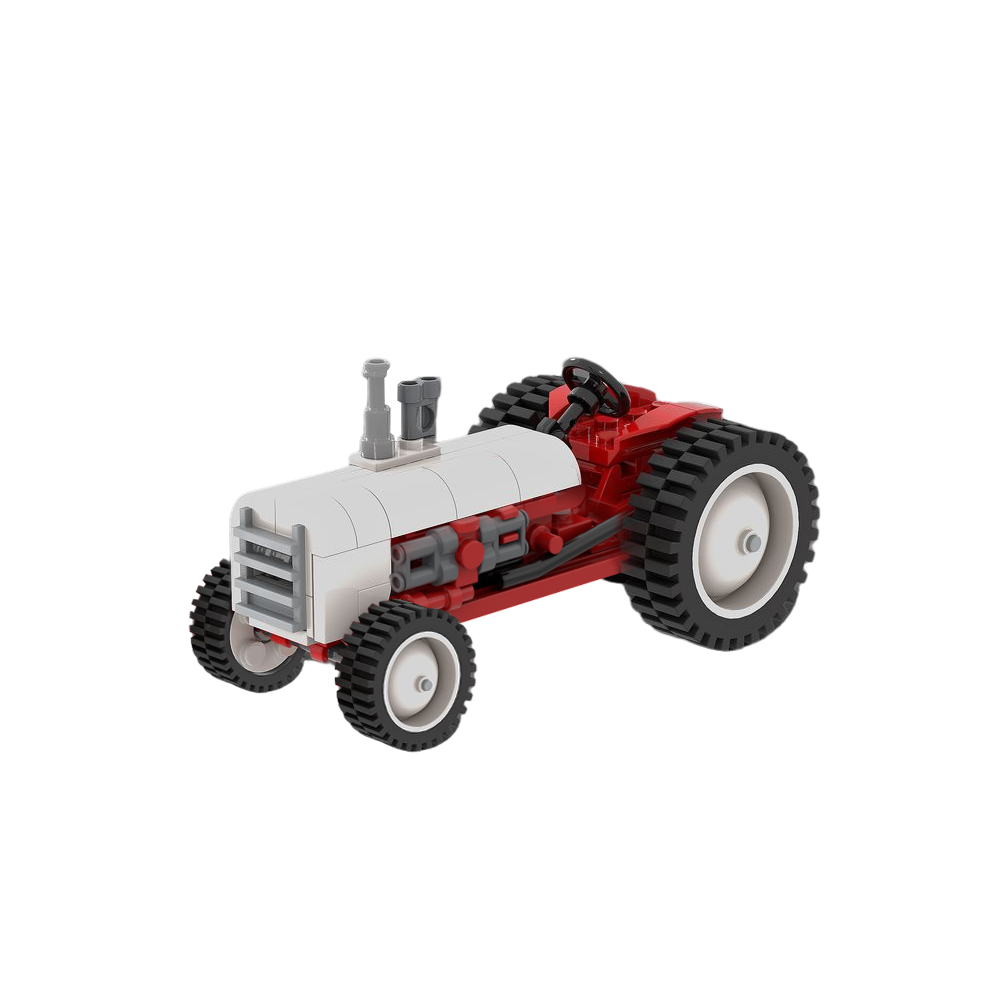 MOC-63433 Small Vintage Tractor with 130 pieces