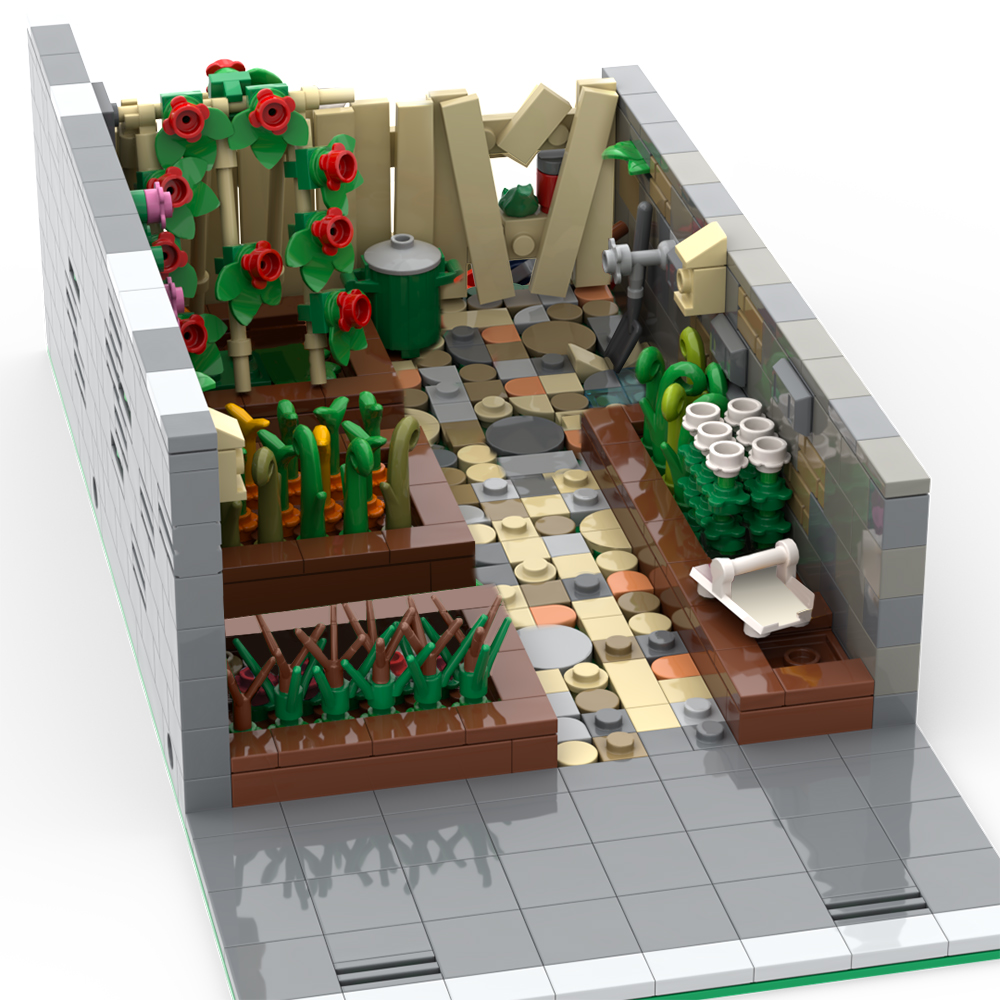 MOC-63861 Community Allotment Garden with 681 pieces