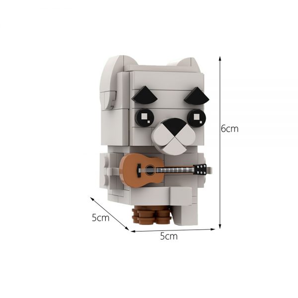 MOC-64644 K.K. Slider (Animal Crossing) with 127 pieces