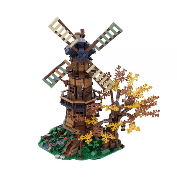MOC 59227 Mill on the Hill with 1776 pieces 1 - MOULD KING
