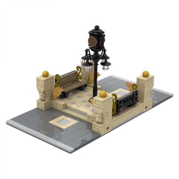 MOC-41731 Modular City Inbetween - Clock Square with 348 pieces