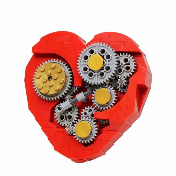 MOC-4453 Clockwork Heart with 185 pieces