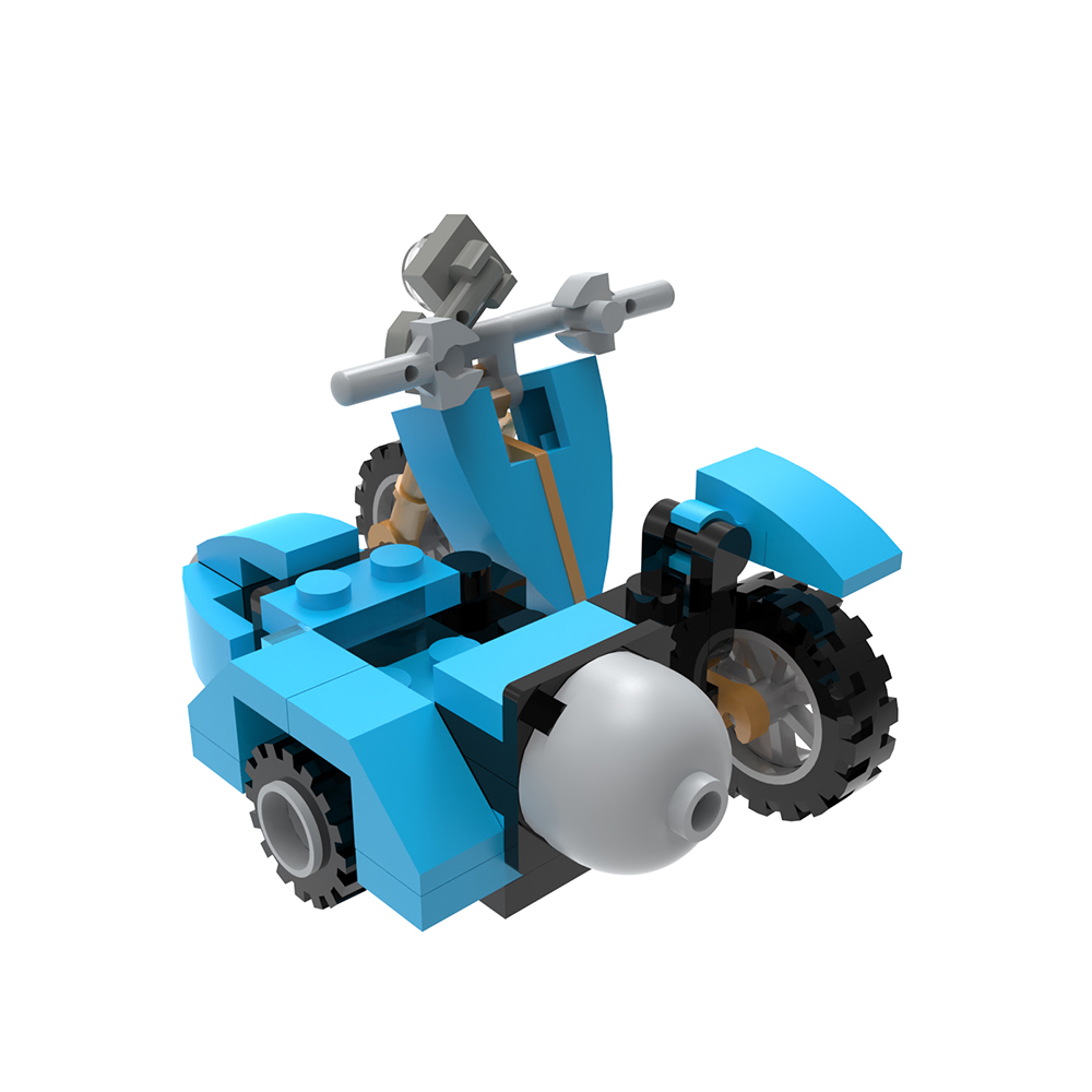 MOC-67636 Magic Sidecar with 46 pieces