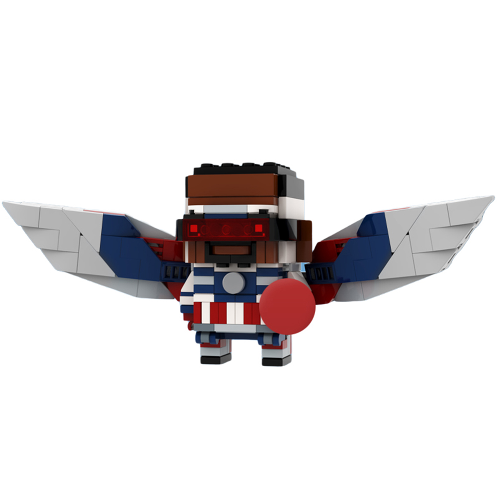 MOC-90817 Captain America (Sam Wilson) with 261 pieces