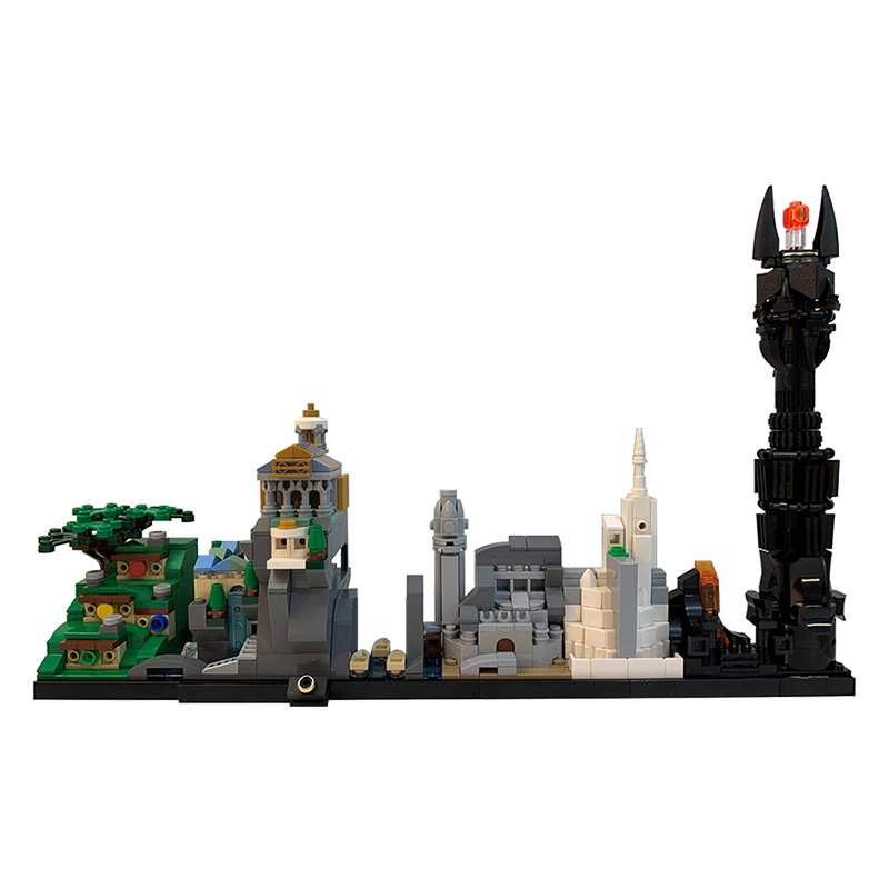 MOC-20513 THE LORD OF THE RINGS Skyline Architecture with 730 pieces
