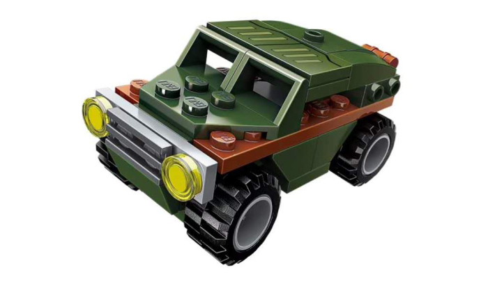 Qman 1803 Armored Car 8 in 1 with 361 pieces