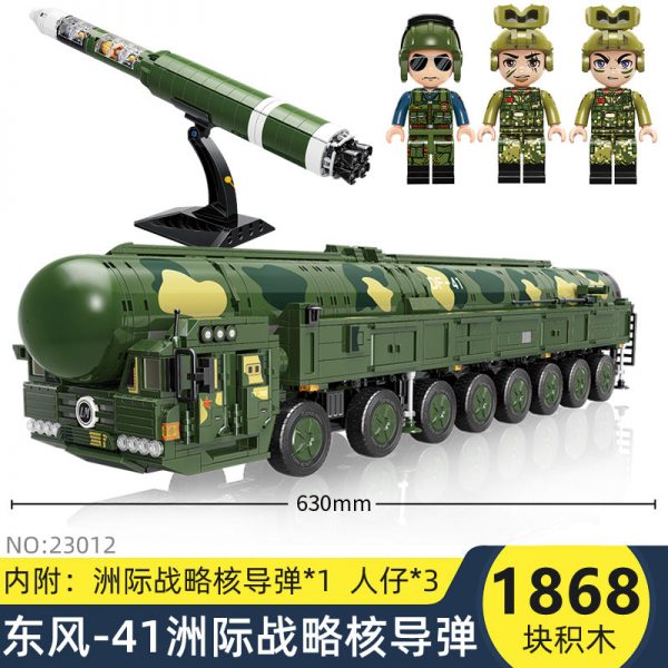 Qman 23012 DF 41 Ballistic Missile with 1868 pieces 10 - MOULD KING