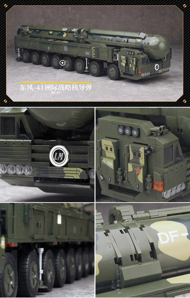 Qman 23012 DF-41 Ballistic Missile with 1868 pieces