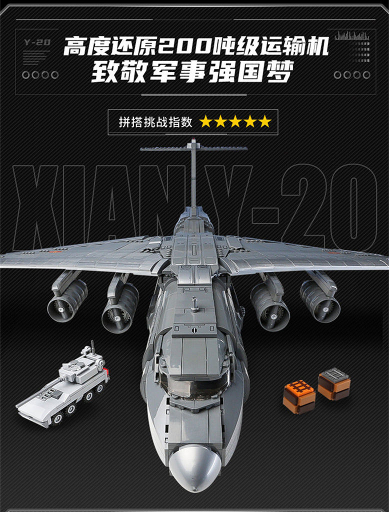 Qman 23013 Xian Y-20 with 1736 pieces