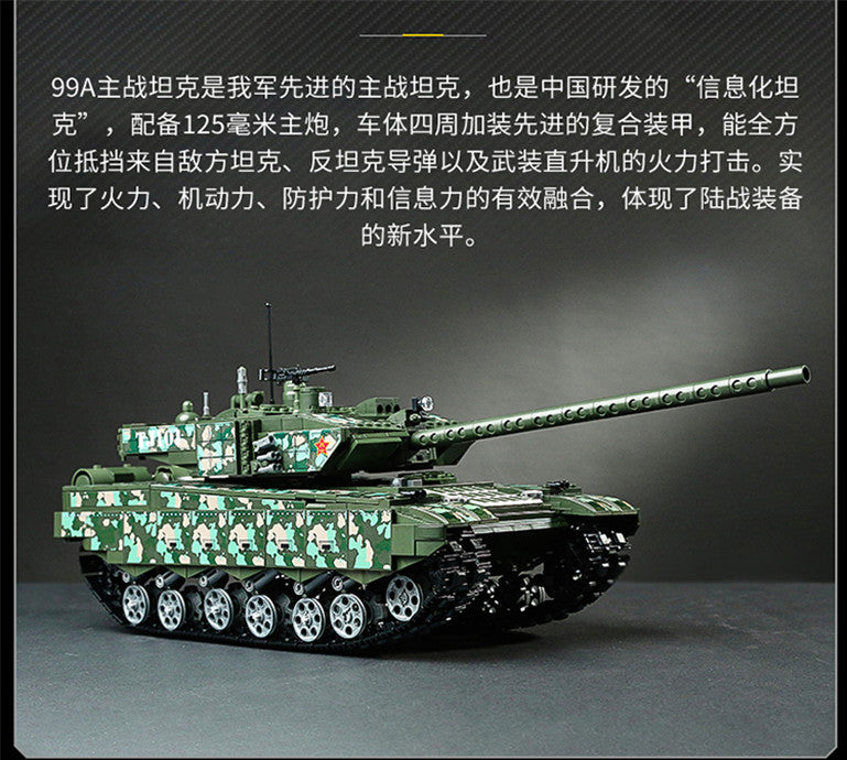 Qman 23014 99A Main Battle Tank with 2743 pieces