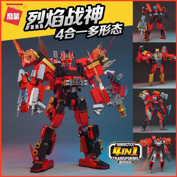 Qman 41305 Roaring Flame God General with 1201 pieces 1 - MOULD KING