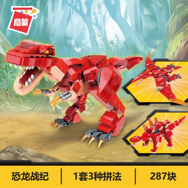 Qman 42106 The Era of Dinosaur War with 287 pieces 1 - MOULD KING