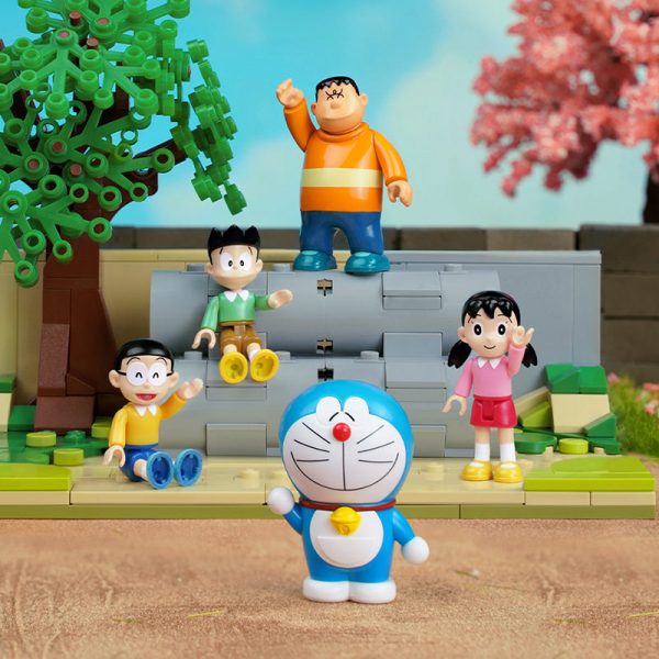 Qman K20409 Doraemon Cement Pipe Vacant Land with 266 pieces 1 - MOULD KING