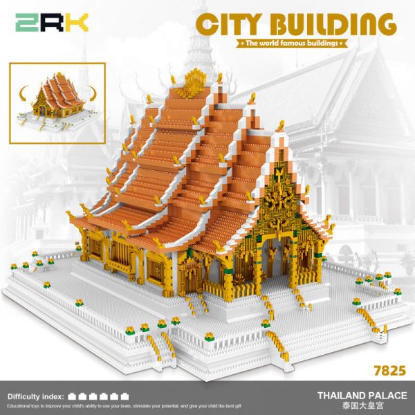 ZRK 7825 Thailand Grand Palace with 9846 pieces 1 - MOULD KING