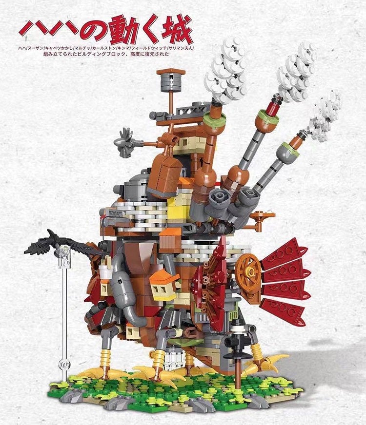 18K K138 Howl's Moving Castle with 1000 pieces