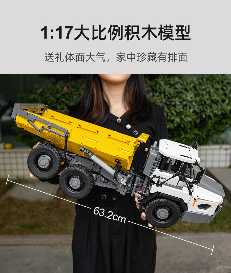 CADA C61054 RC Articulated Dump Truck with 3067 pieces