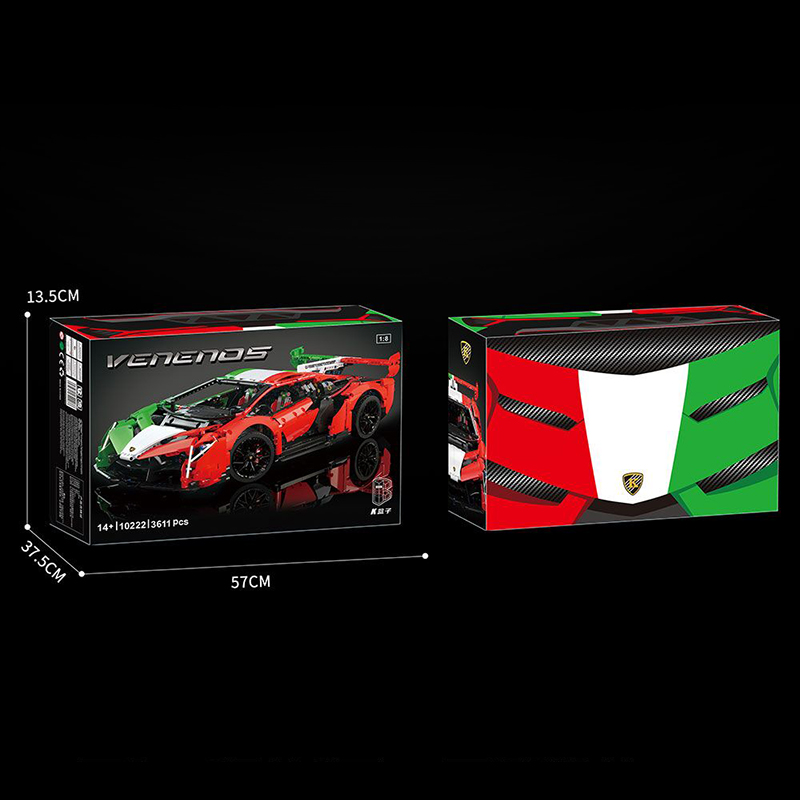 K-BOX 10222 Lamborghini Veneno with 3611 pieces