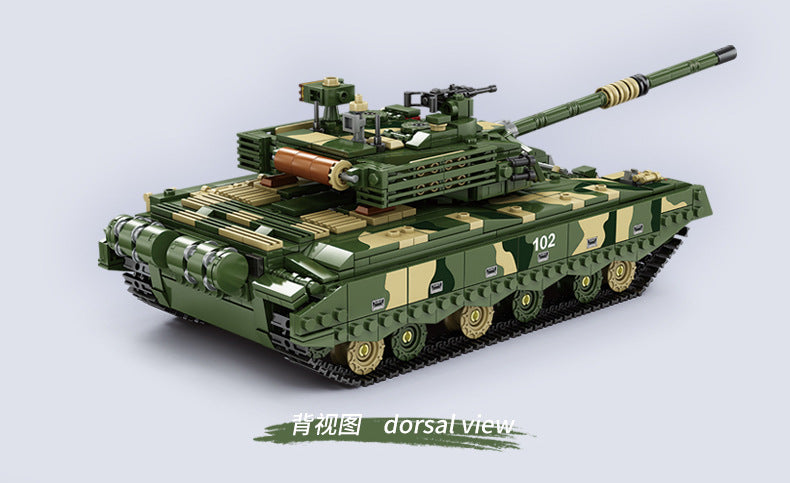 KAZI KY 10010 99A Tank with 1411 pieces