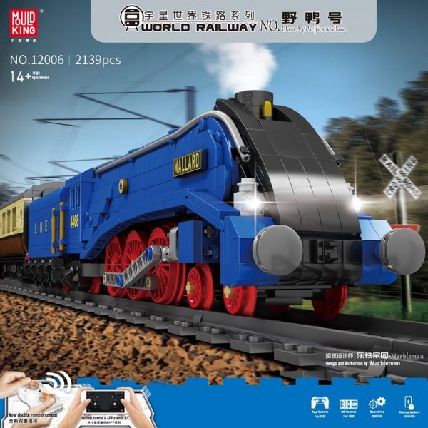 Mould King 12006 RC Class A4 Pacifics Mallard with 2139 pieces 1 - MOULD KING