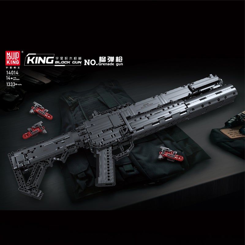 Mould King 14014 Grenade Toygun with 1333 pieces