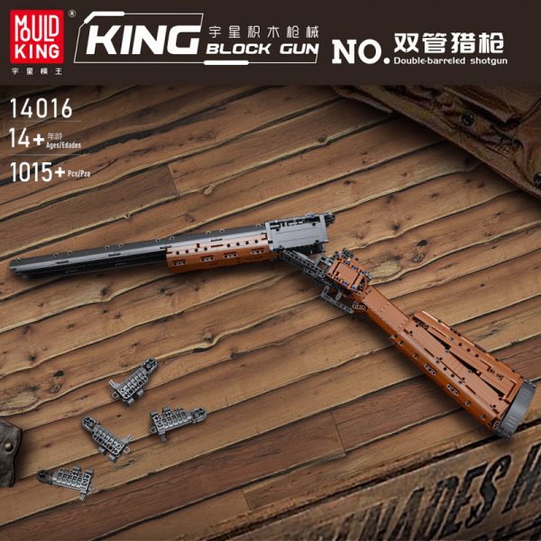 Mould King 14016 Double Barreled Shotgun with 1015 pieces - MOULD KING