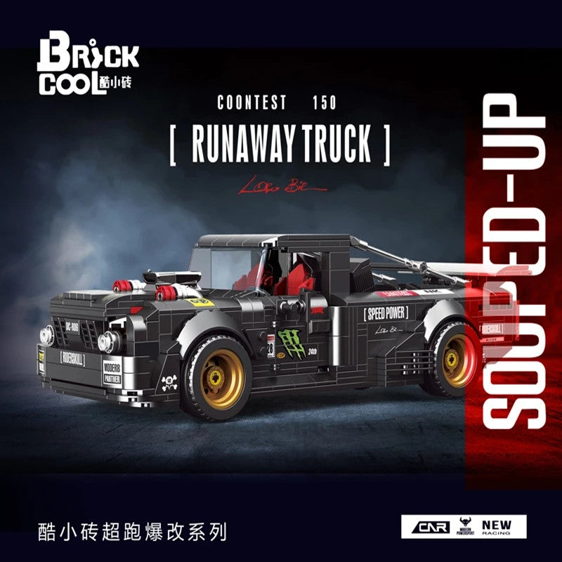 DECOOL KC012 Coontest 150 Runaway Truck with 906 pieces