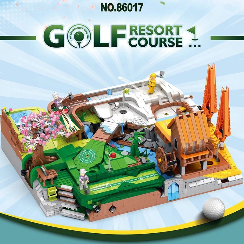 JUHANG 86017 Golf Resort Course with 3022 pieces