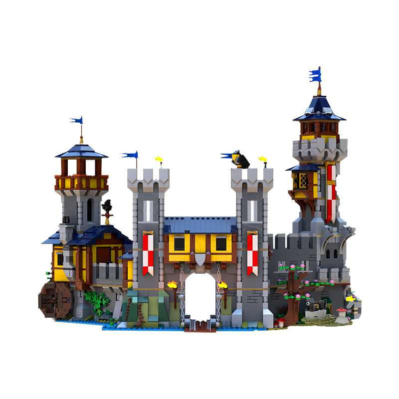 MOC-82242 Medieval Castle II with 2570 pieces