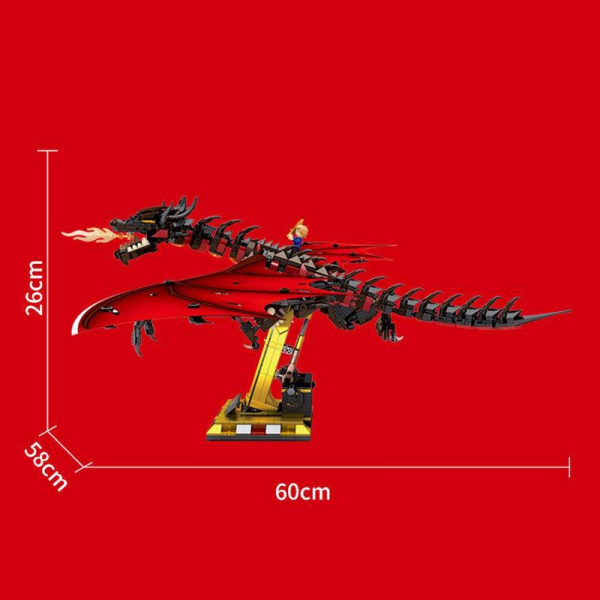 MeiJi 13003 The Lord of the Rings Dragon Smaug 3 - MOULD KING