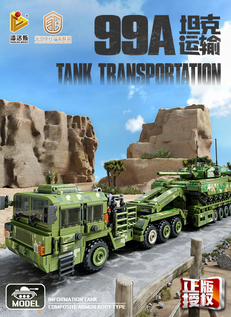 PANLOS 688003 99A Tank Transportation with 2784 pieces