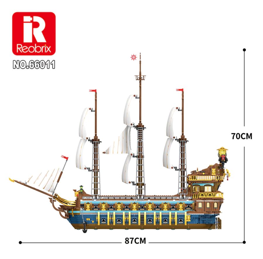 Reobrix 66011 The Royal Fleet with 3162 pieces
