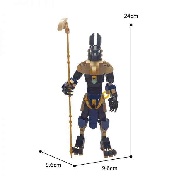 MOCBRICKLAND MOC 112777 Anubis Lord of the Underworld 7 - MOULD KING
