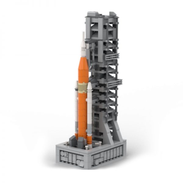 Space MOC 72589 Mini Pad 39B with SLS MOCBRICKLAND 2 - MOULD KING