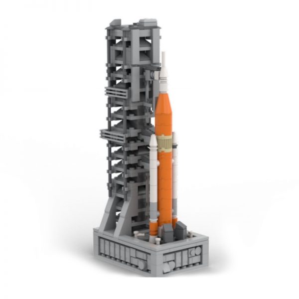 Space MOC 72589 Mini Pad 39B with SLS MOCBRICKLAND 3 - MOULD KING