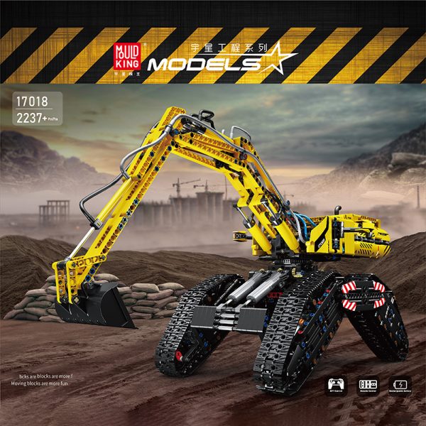 Technic Mould King 17018 All Terrain Excavator 1 - MOULD KING