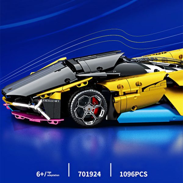 Technic SEMBO 701924 114 TECHNIAUE Sports Car 4 - MOULD KING