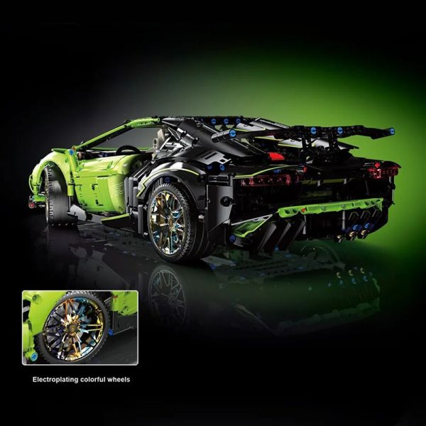 Technic TAIGAOLE T5028 110 Green Sports Car 3 - MOULD KING