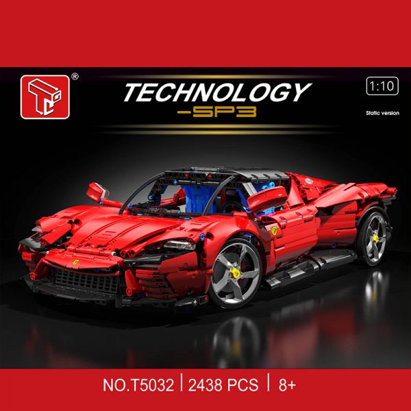Technic TAIGAOLE T5032 110 Ferrari Daytona SP3 Sports Car 1 - MOULD KING