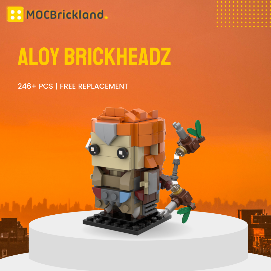 MOC-116898 ALOY Brickheadz – HZD / HFW with 246 Pieces