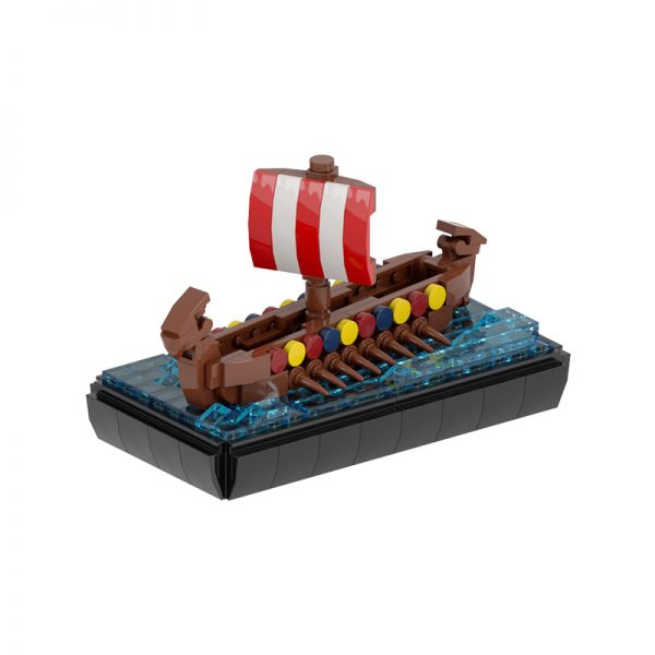 Creator MOC 76565 Small Viking Longship MOCBRICKLAND 2 - MOULD KING