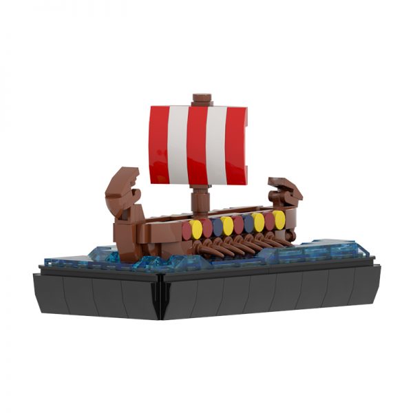 Creator MOC 76565 Small Viking Longship MOCBRICKLAND 5 - MOULD KING