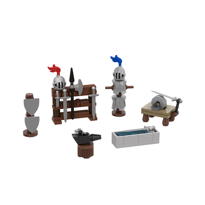 MOC-117559 Blacksmith Accessories with 1048 Pieces