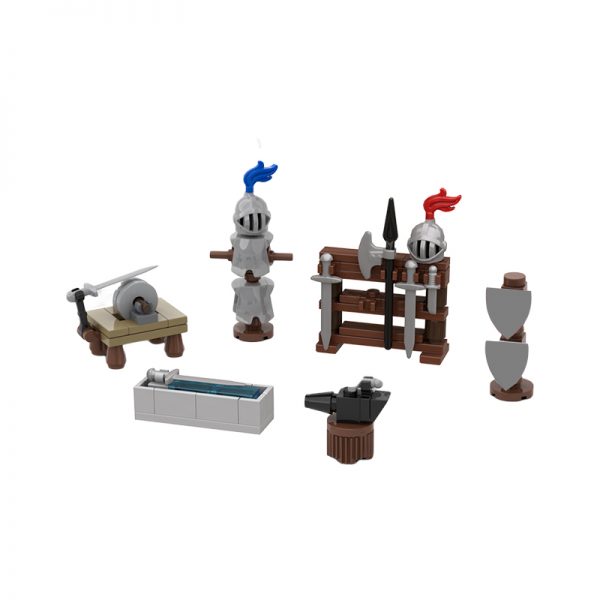Military MOC 117559 Blacksmith Accessories MOCBRICKLAND 3 - MOULD KING