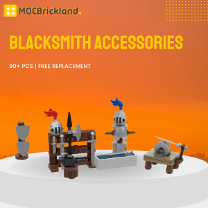 Military MOC 117559 Blacksmith Accessories MOCBRICKLAND - MOULD KING