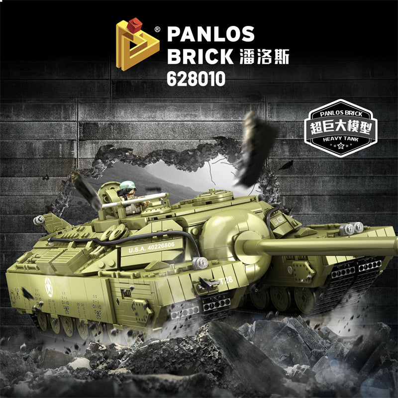 PANLOS 628010 T28 Heavy Tank with 2986 Pieces