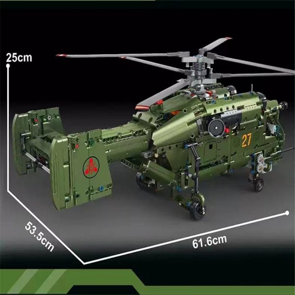 Military TGL T4013 Card 27 Helicopter 4 - MOULD KING