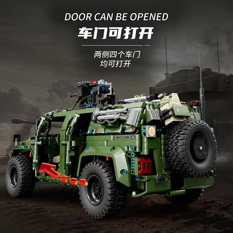 TGL T4015 Military Warrior Off-Road Vehicle with 3175 Pieces