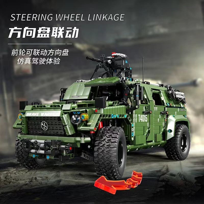 TGL T4015 Military Warrior Off-Road Vehicle with 3175 Pieces