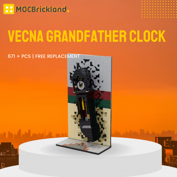 Movie MOC 117928 Vecna Grandfather Clock from Stranger Things MOCBRICKLAND - MOULD KING